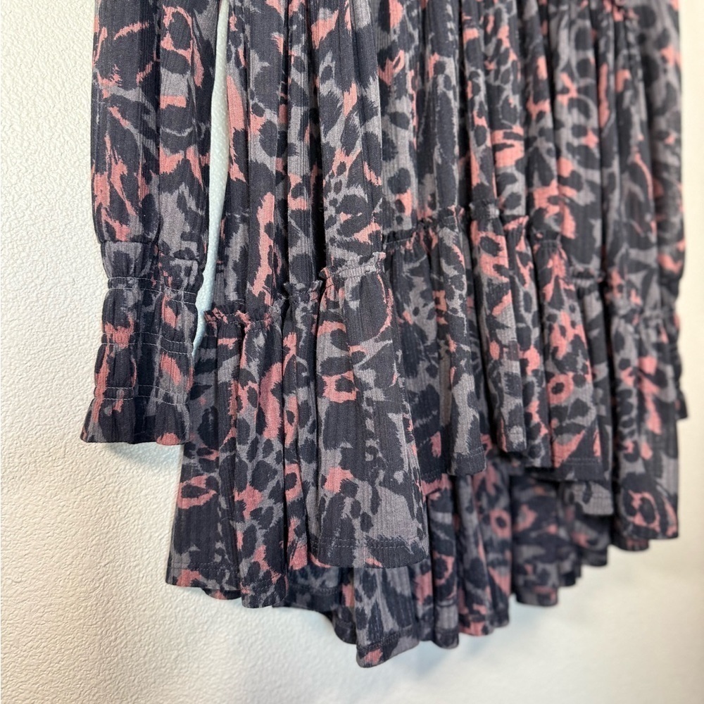 Free People Dark Romance Babydoll Tunic in Dark Combo, Sz XS, M44 - Picture 8 of 11
